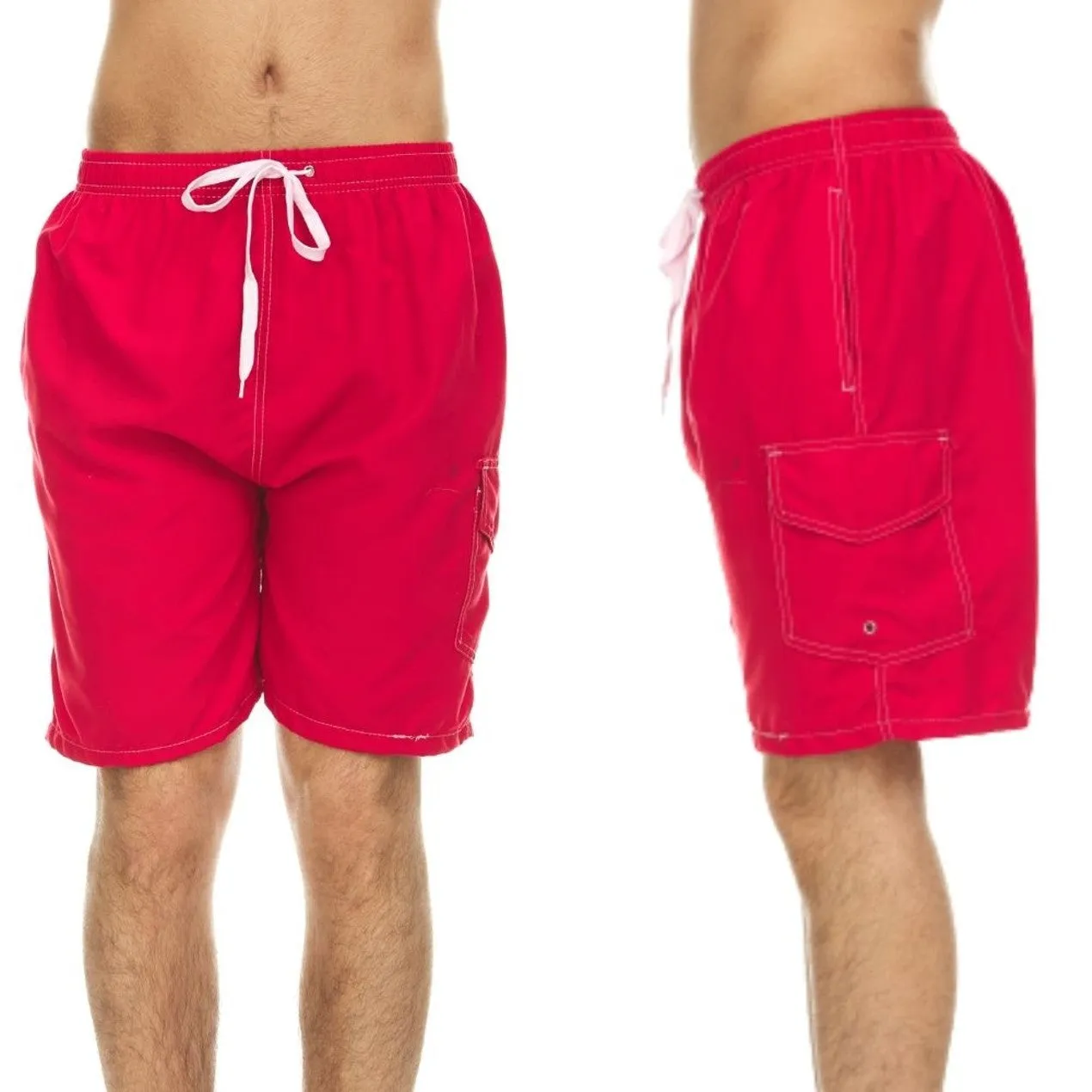 3-Pack: Men's Quick-Dry Swim Shorts