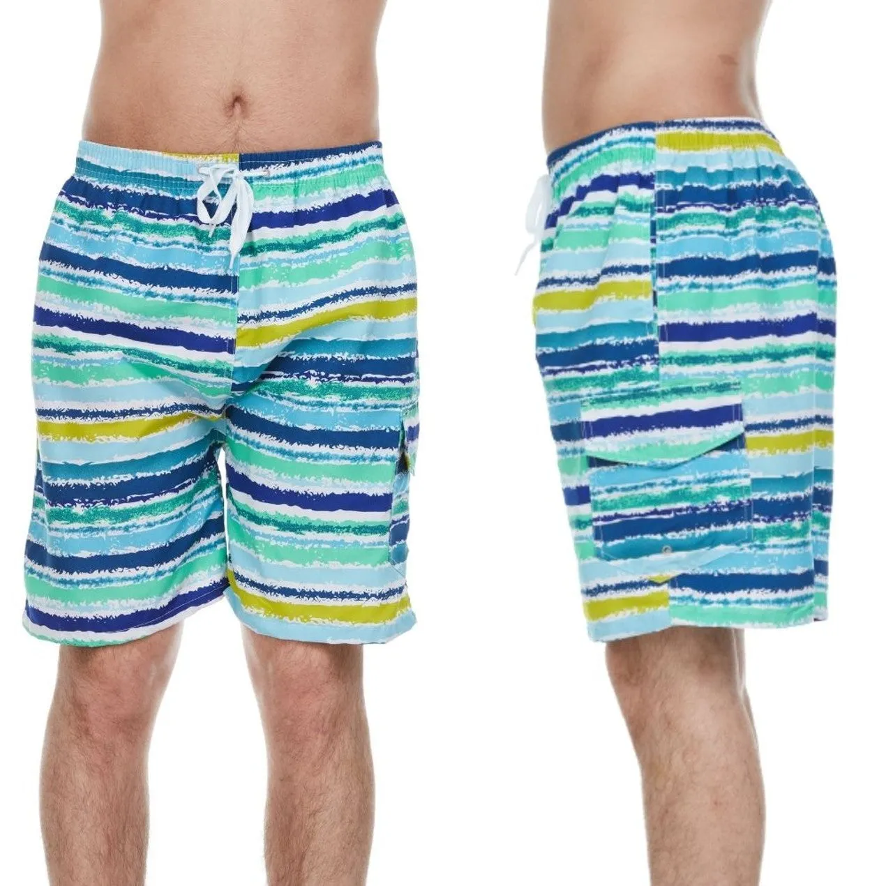 3-Pack: Men's Quick-Dry Swim Shorts