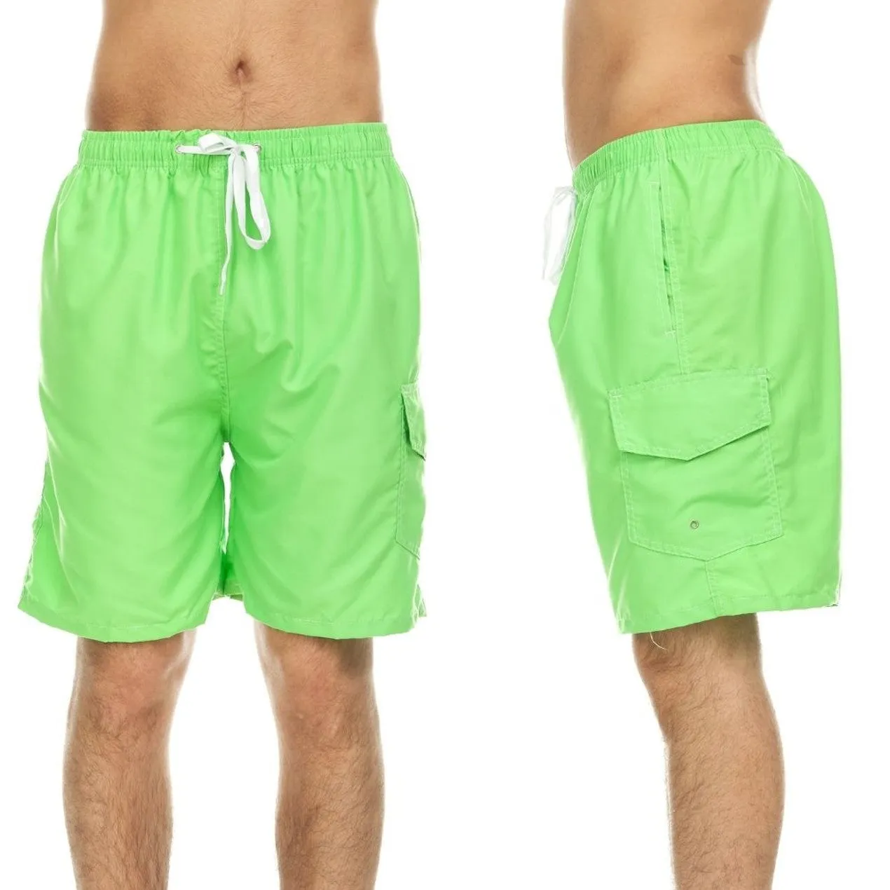 3-Pack: Men's Quick-Dry Swim Shorts