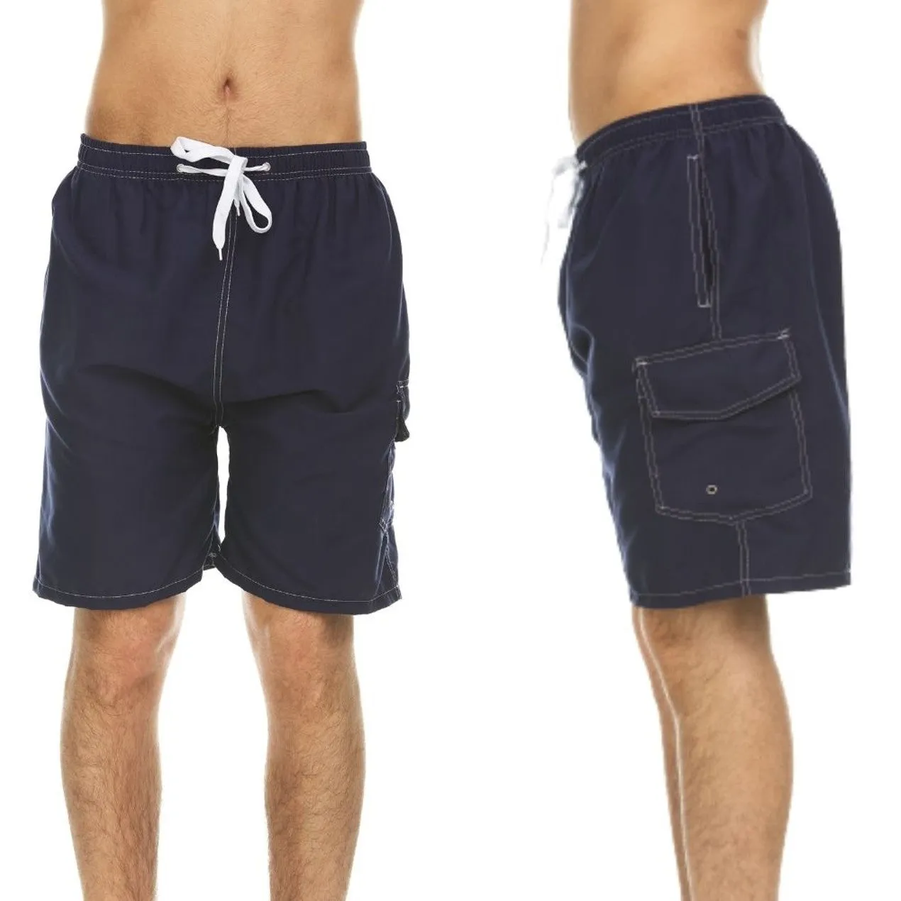 3-Pack: Men's Quick-Dry Swim Shorts