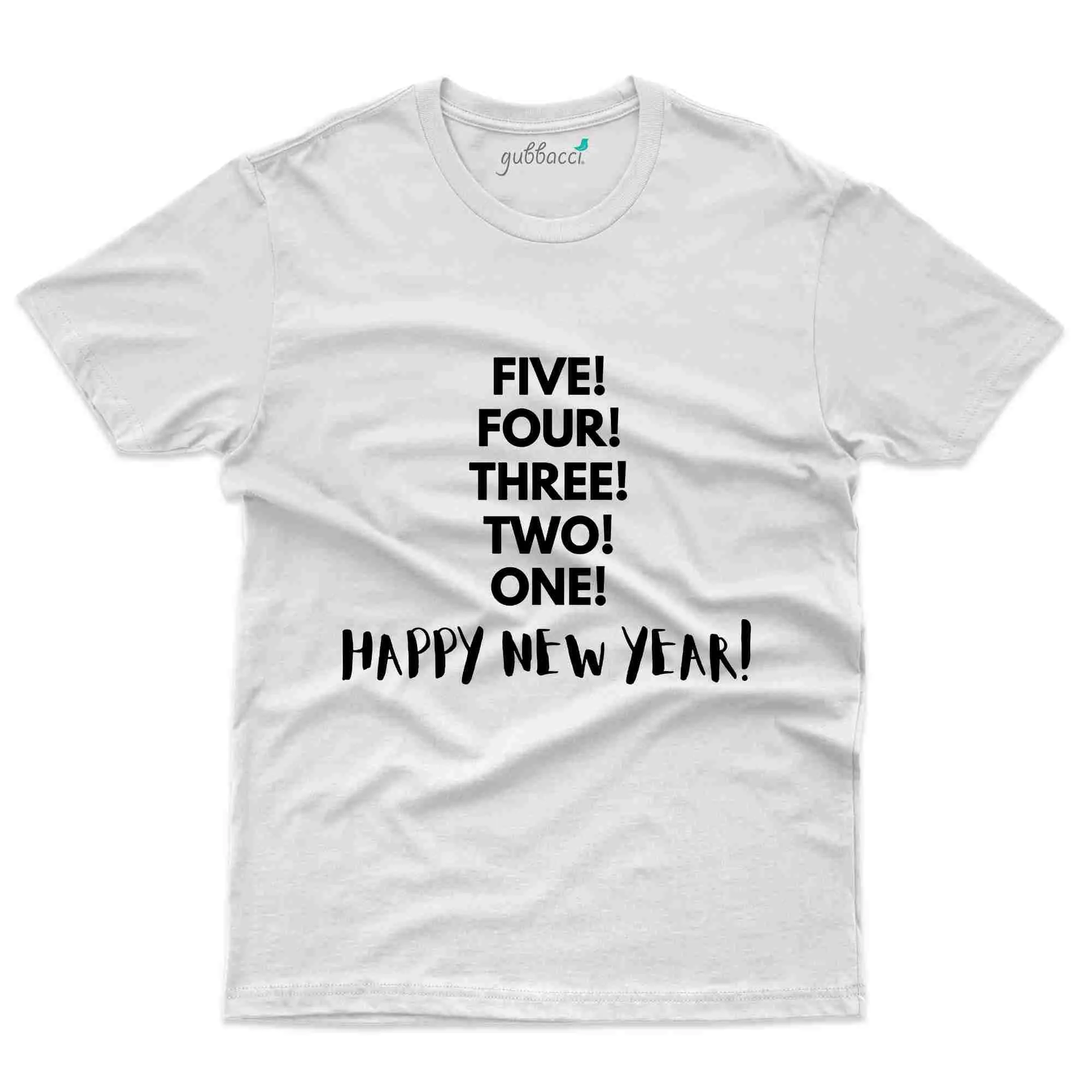 5, 4, 3, 2, 1 Happy New Year T-shirt - New Year Collection