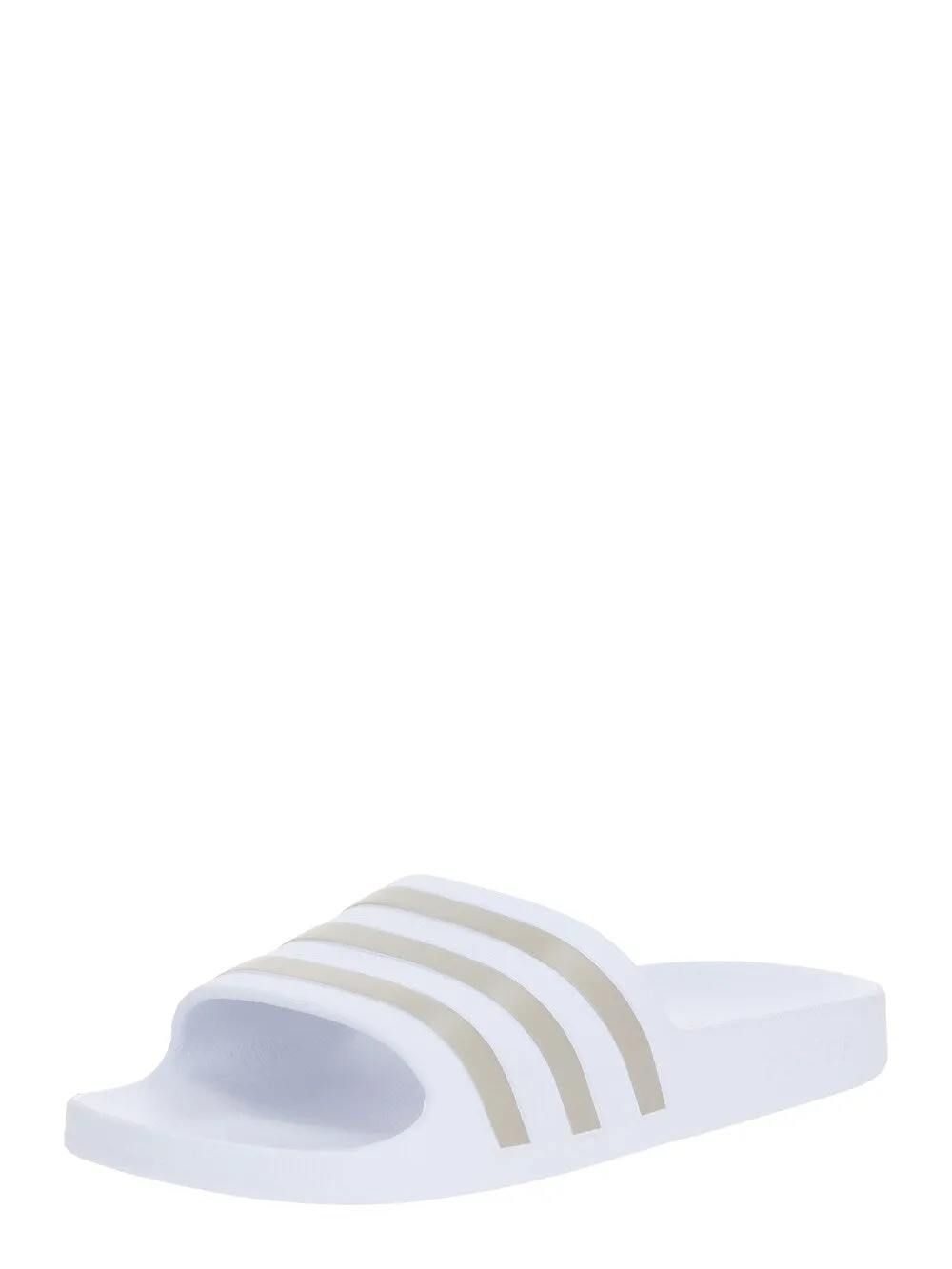 Adidas Adilette Aqua slides, white