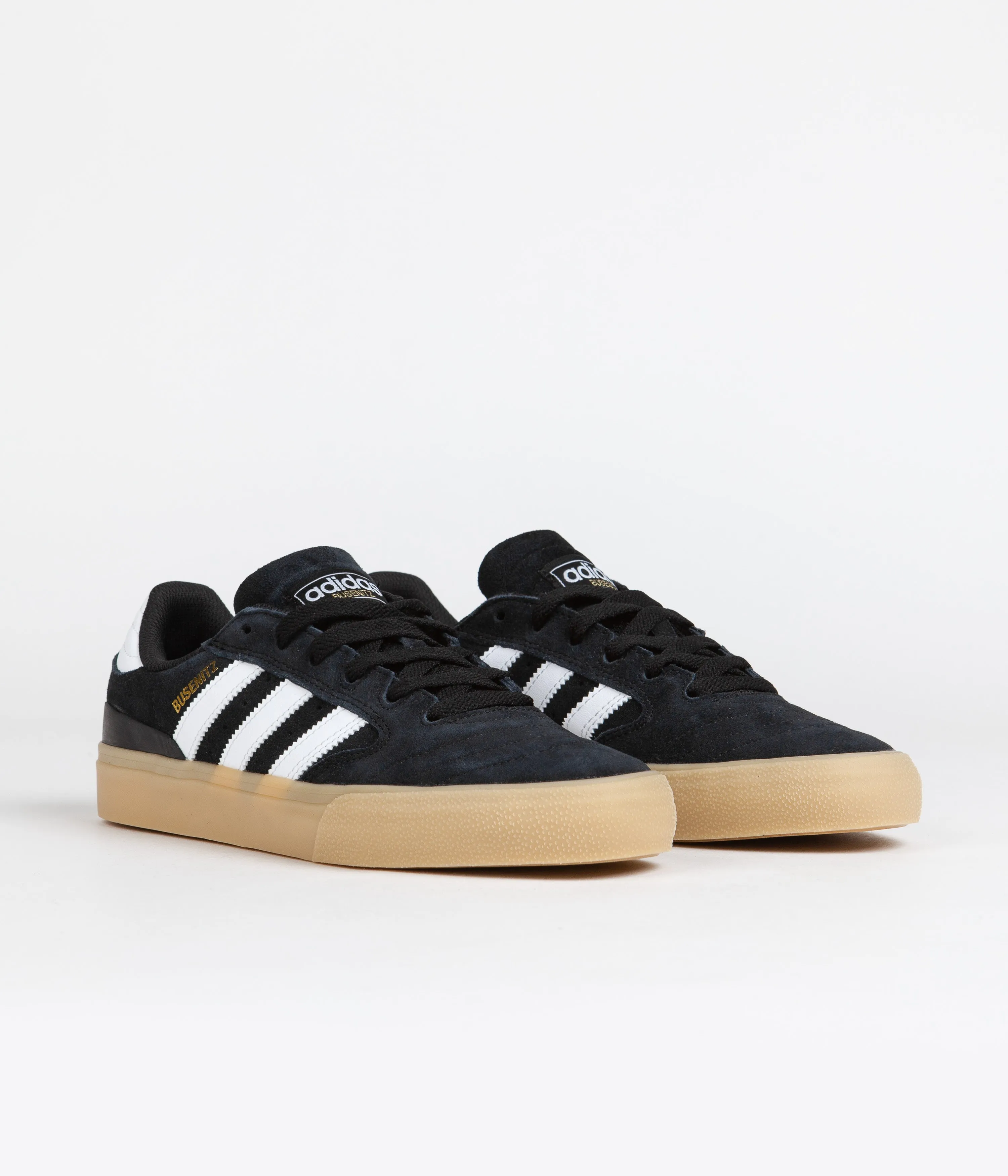 Adidas Busenitz Vulc II Shoes - Core Black / FTWR White / Gum3