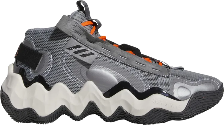 Adidas Candace Parker x Wmns Exhibit B Mid 'Grey Black' Sneakers, Gray