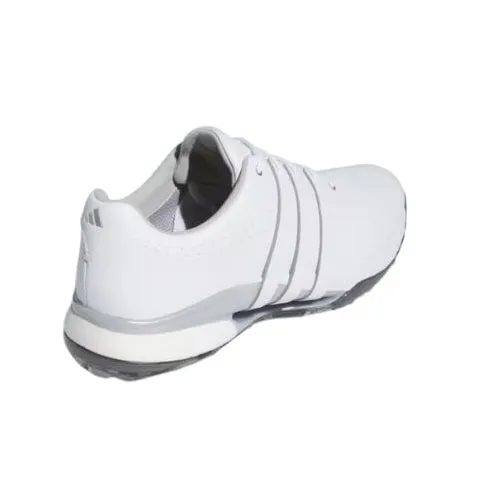 Adidas Men's Tour360 24 Boost Golf Shoes - White/White/Silver