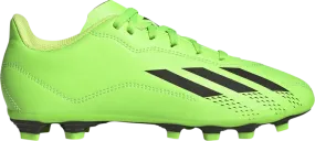 Adidas X Speedportal.4 FG J 'Game Data Pack' Boots, Green