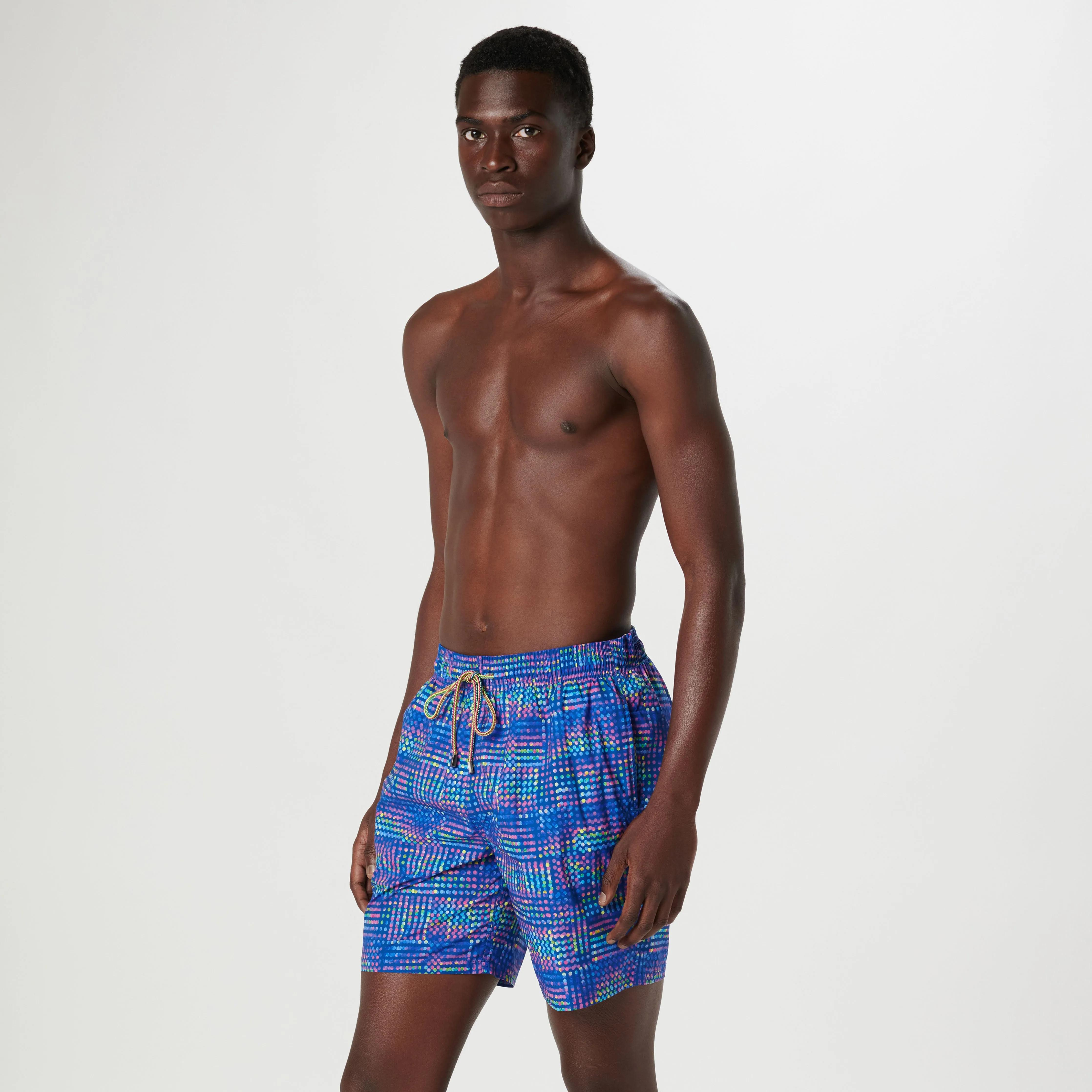 Adrian Geometric Swim Trunks