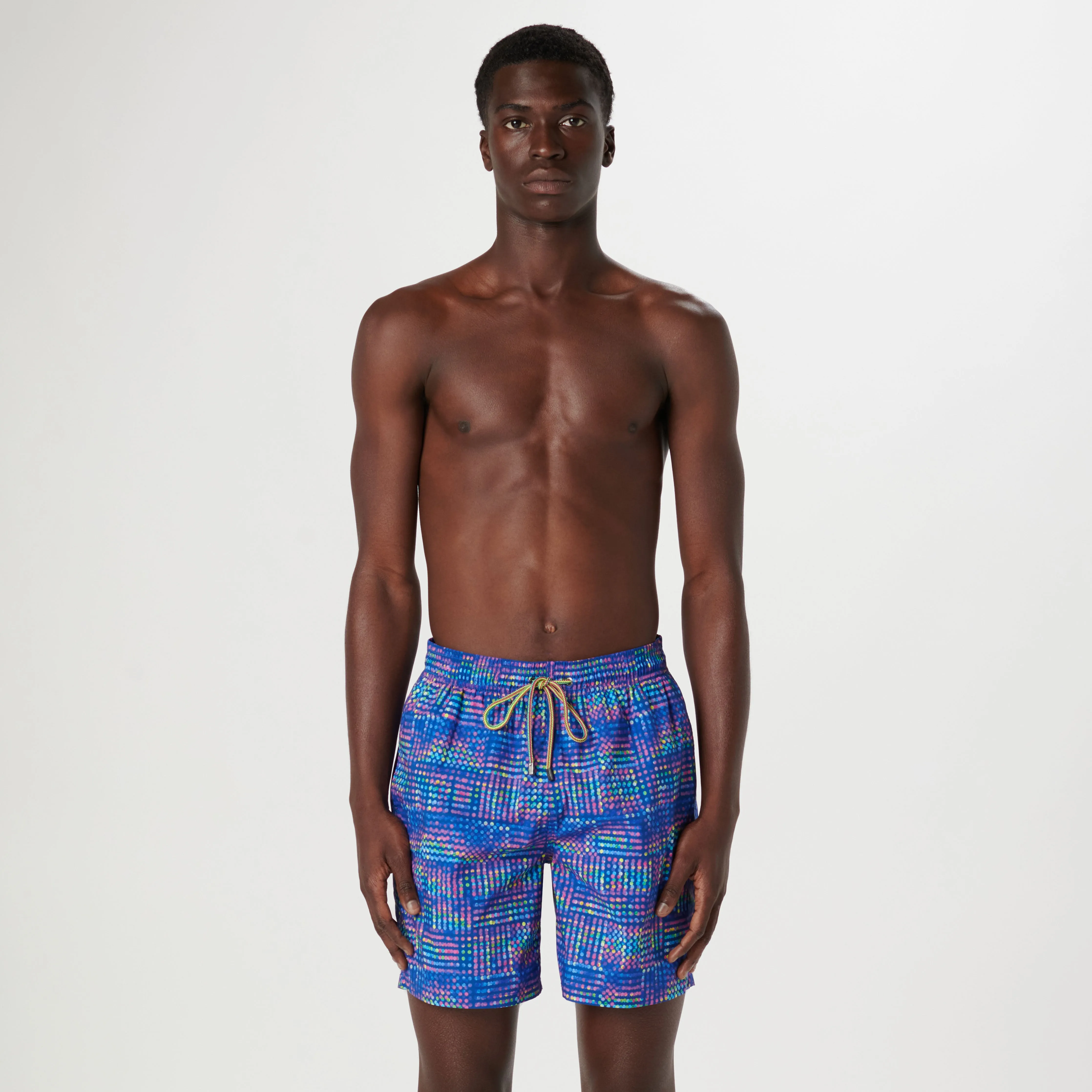 Adrian Geometric Swim Trunks