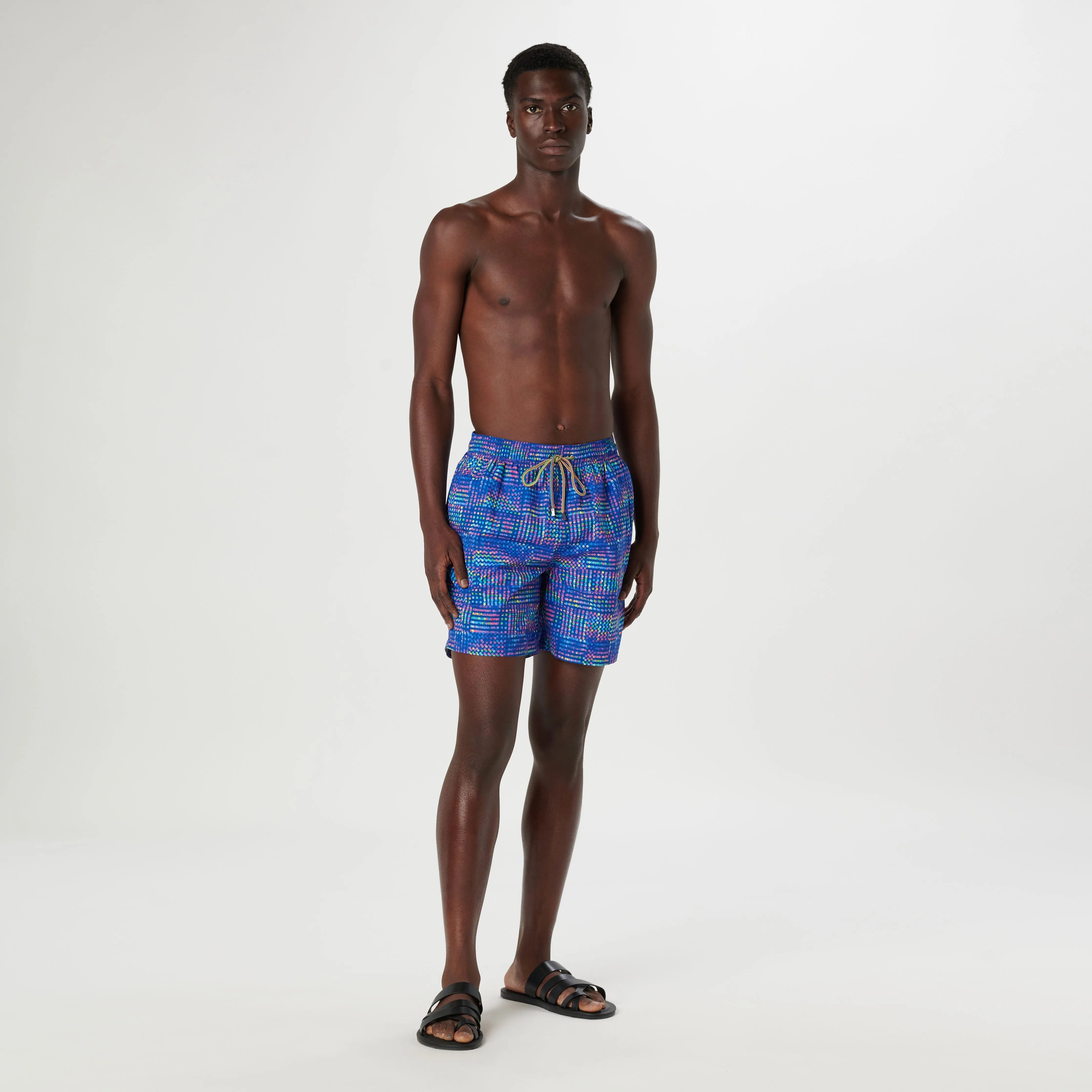 Adrian Geometric Swim Trunks