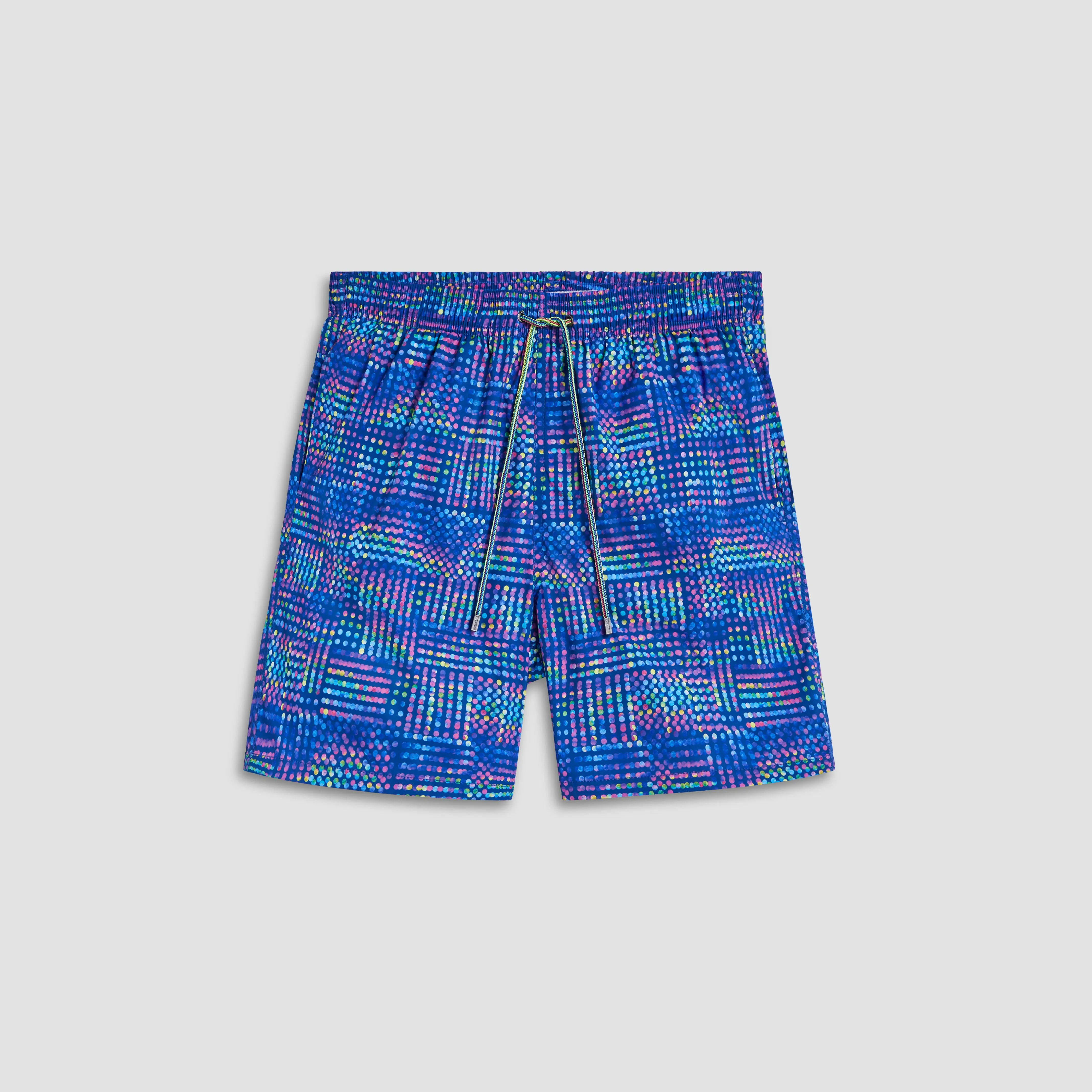 Adrian Geometric Swim Trunks