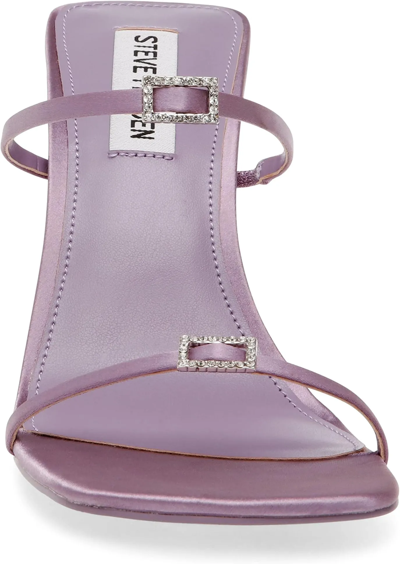 Aislinn Heeled Sandal Steve Madden, Purple Satin