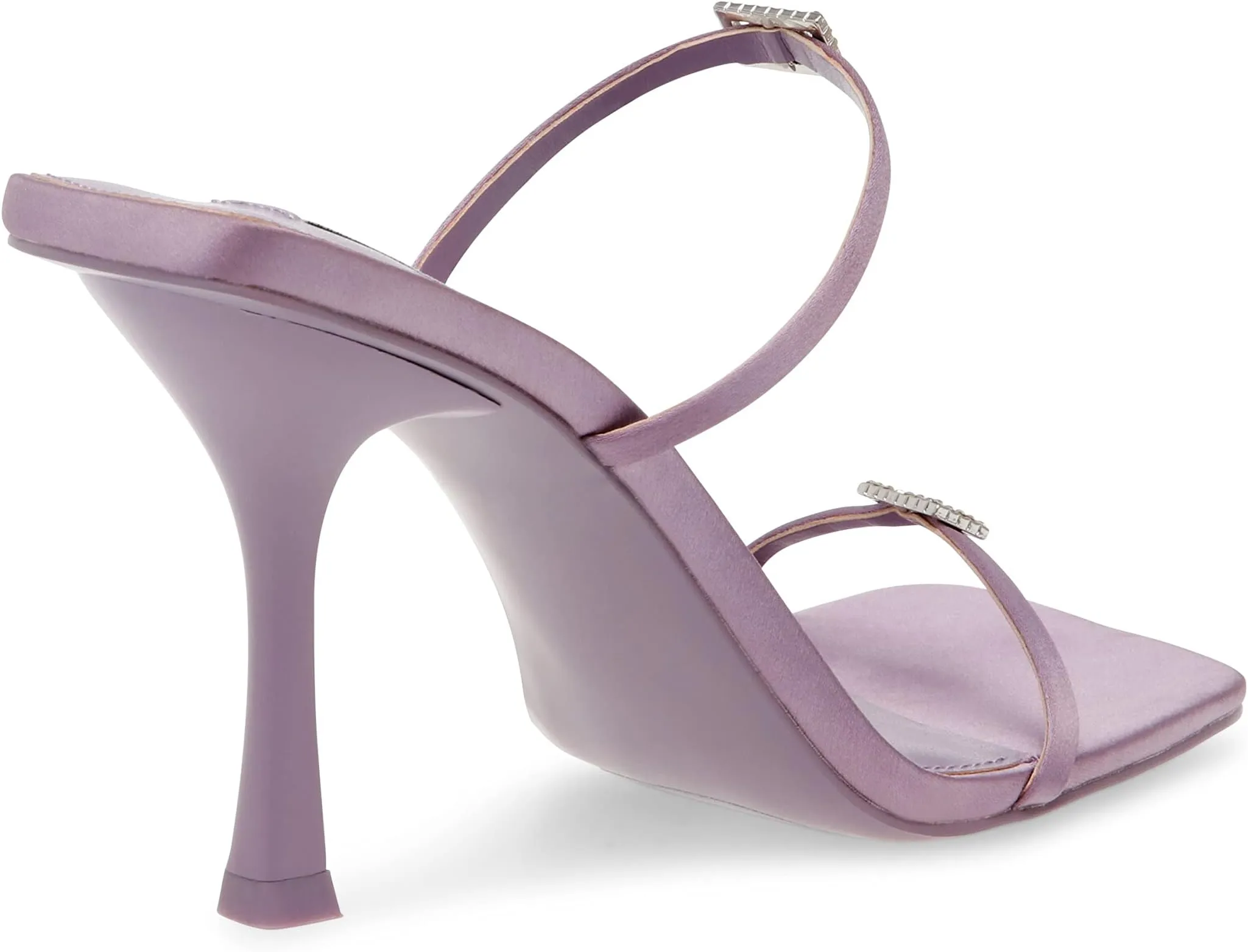 Aislinn Heeled Sandal Steve Madden, Purple Satin