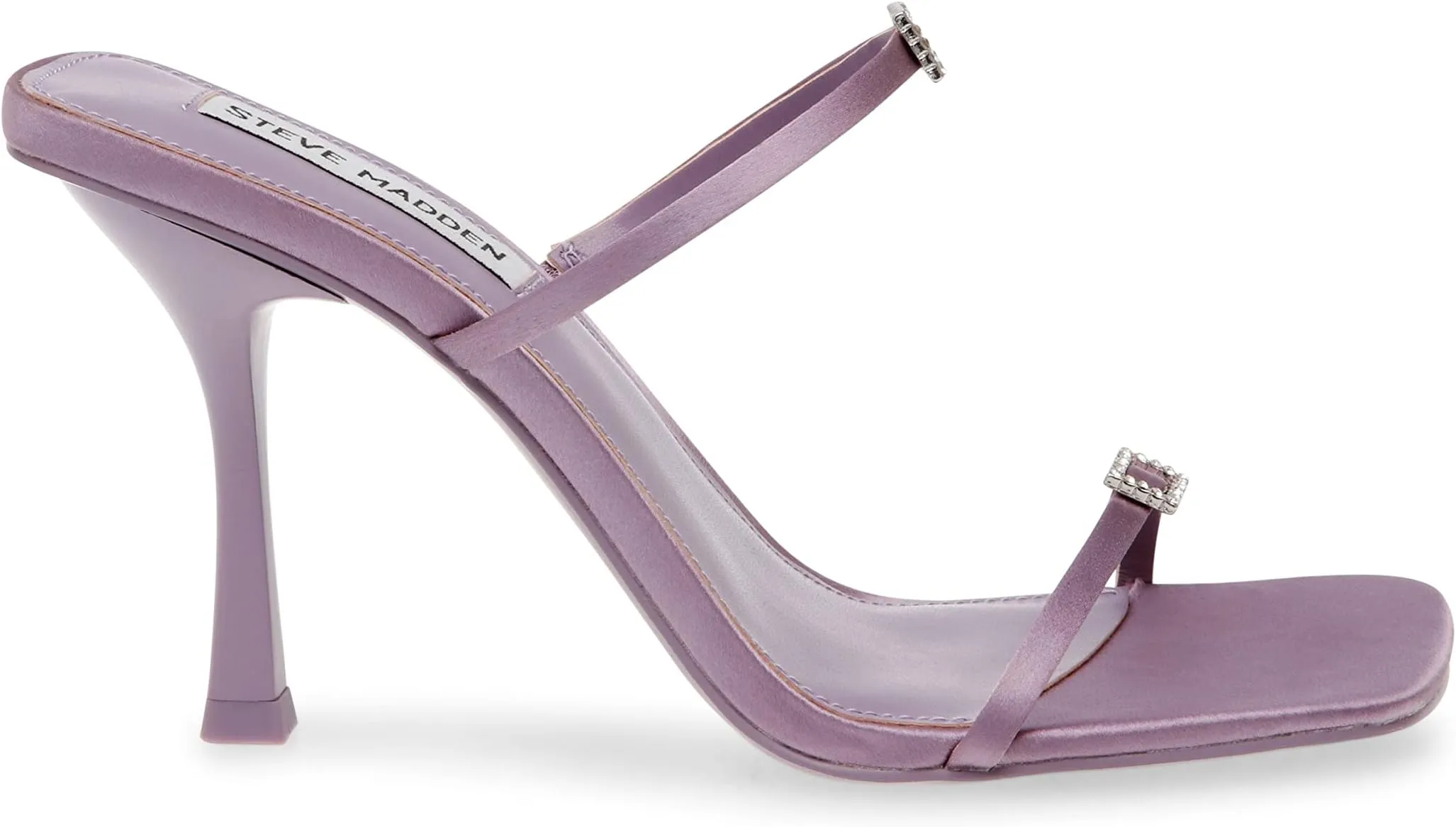 Aislinn Heeled Sandal Steve Madden, Purple Satin