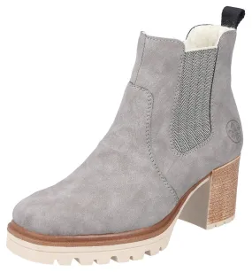 Ankle boots Rieker Y9071, gray