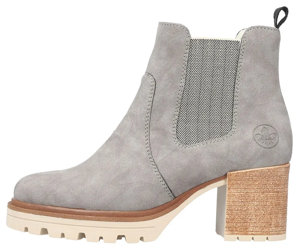 Ankle boots Rieker Y9071, gray