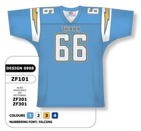 Athletic Knit Custom Sublimated Football Jersey Design 0908