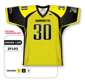 Athletic Knit Custom Sublimated Football Jersey Design 1205