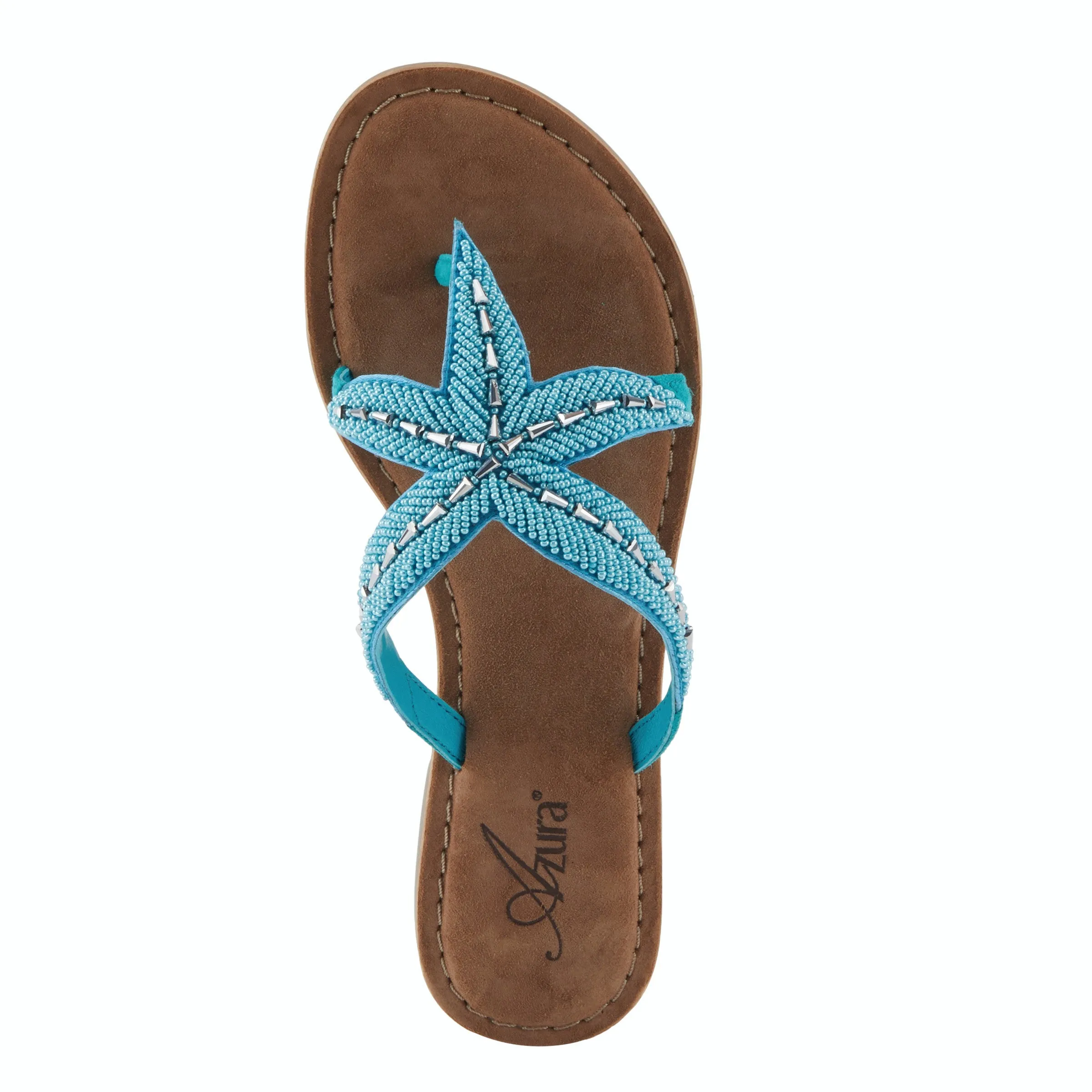 Azura Starry Starfish Leather Sandal