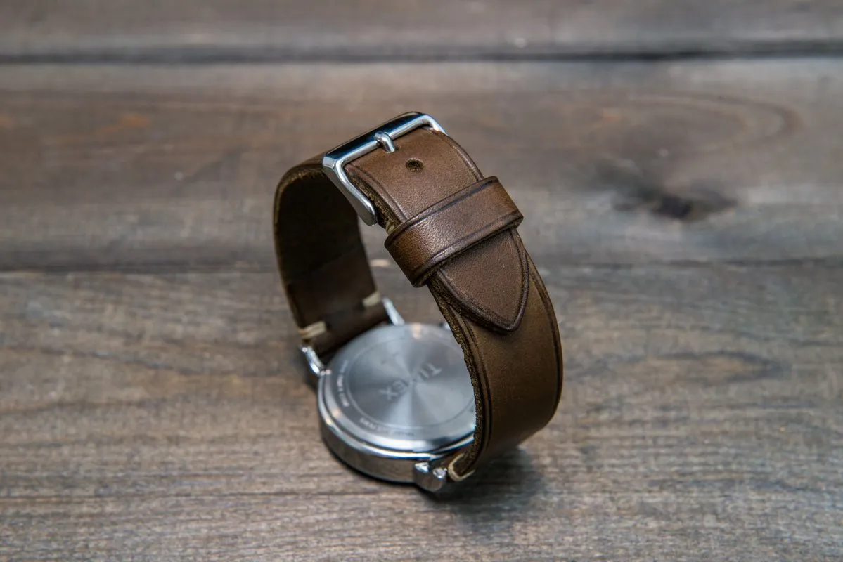 Badalassi Carlo,Minerva leather watch strap. Hand-made to order in Finland.