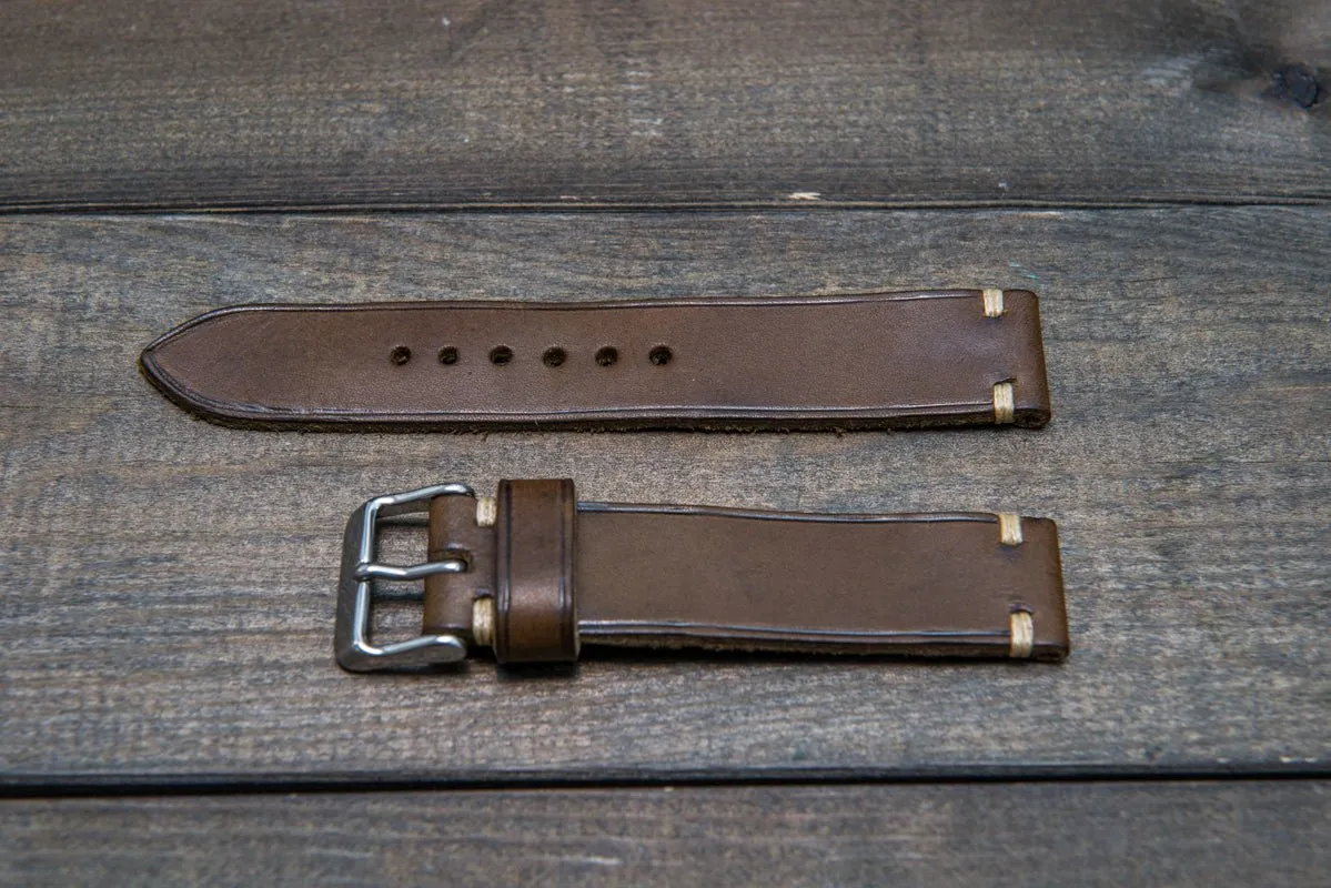 Badalassi Carlo,Minerva leather watch strap. Hand-made to order in Finland.