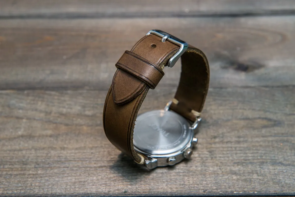 Badalassi Carlo,Minerva leather watch strap. Hand-made to order in Finland.