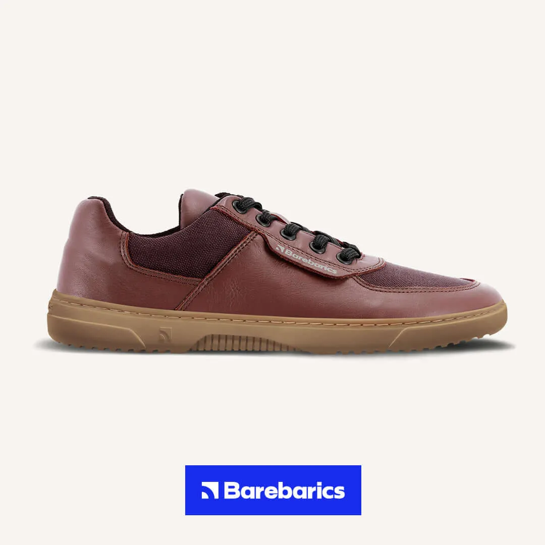 Barefoot Sneakers Barebarics Bravo - Maroon Brown