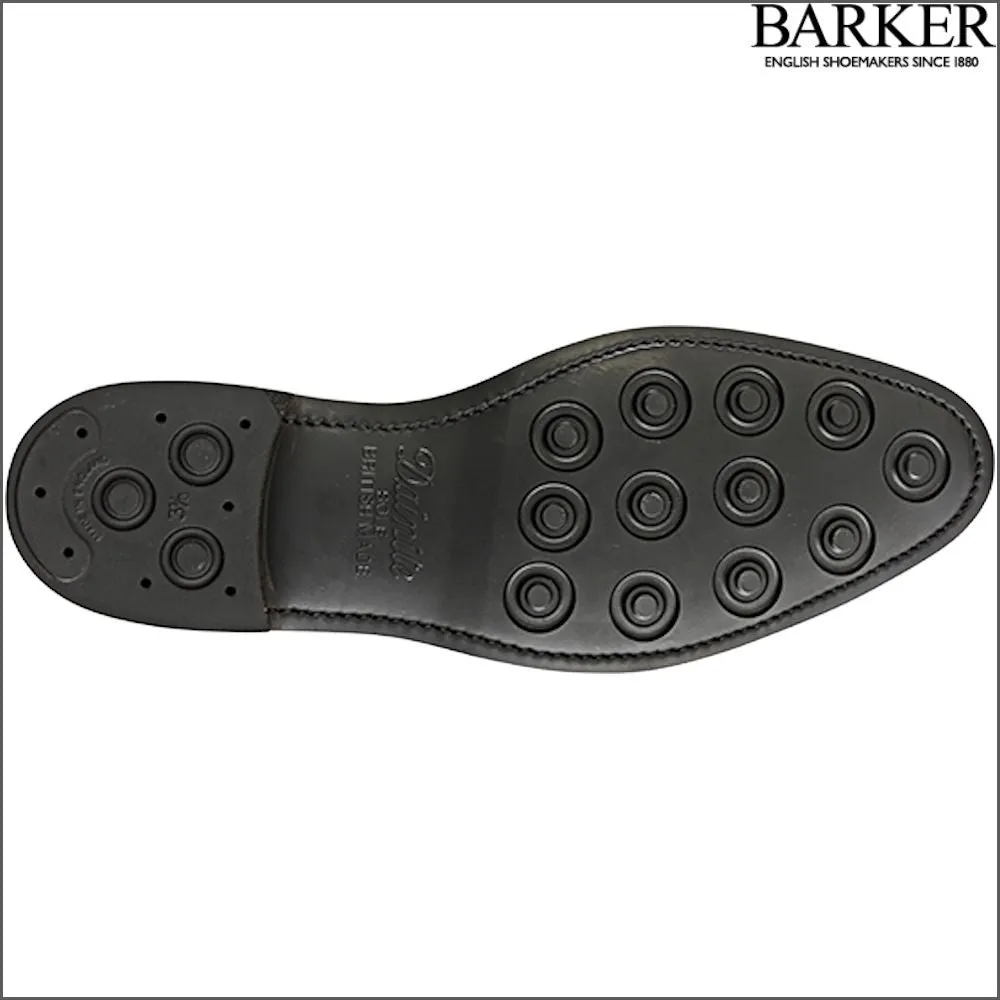 Barker Burford Black Calf Oxford Toe Cap--