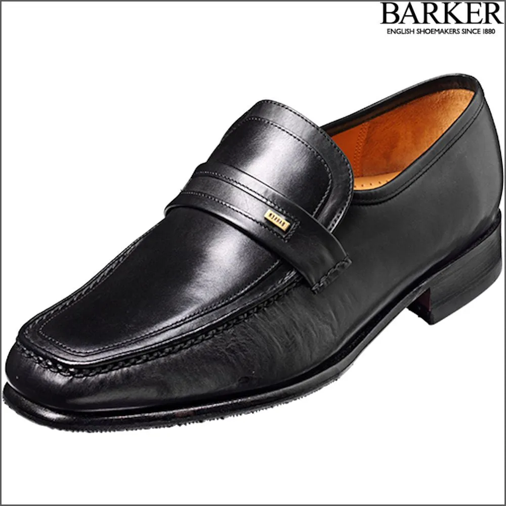 Barker Wesley Black Calf Mocassin*