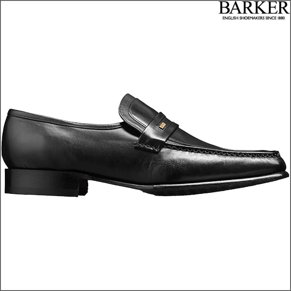 Barker Wesley Black Calf Mocassin*