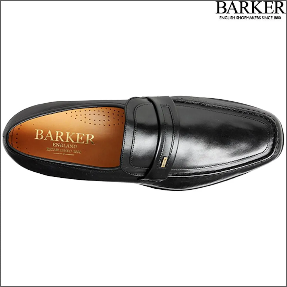 Barker Wesley Black Calf Mocassin*