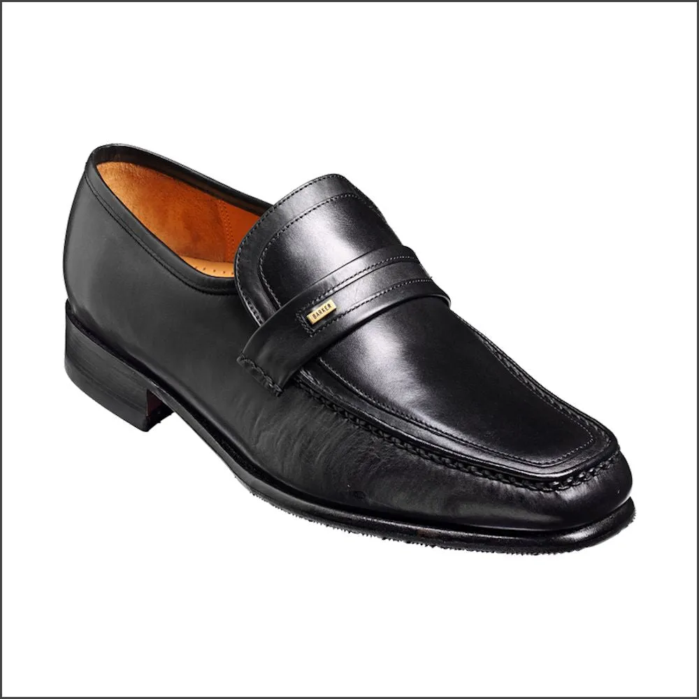 Barker Wesley Black Calf Mocassin*