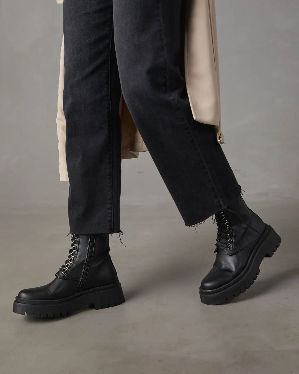 Billini  Edelman Side Zip Combat Boots