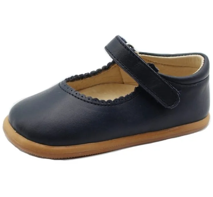 Blanditos by Crio’s Girl’s Chloe Mary Jane, Navy Blue