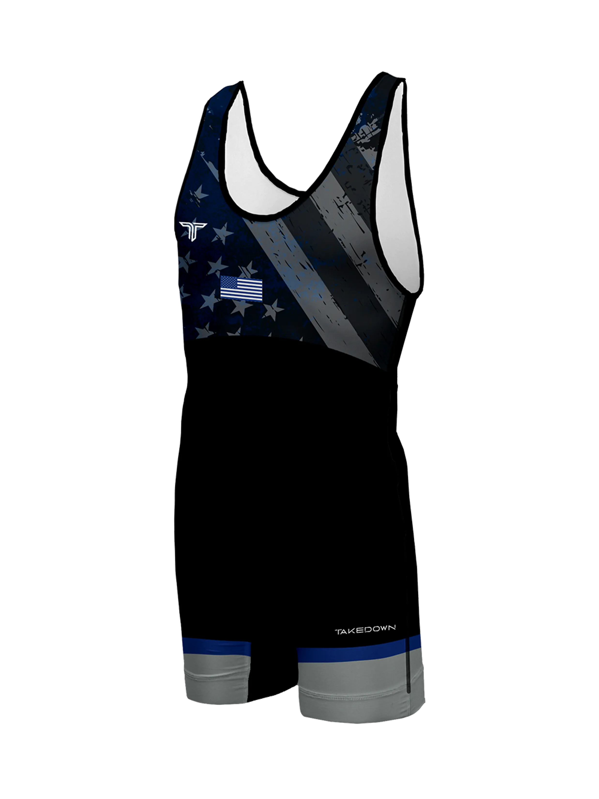 Blue Flag Wrestling Singlet