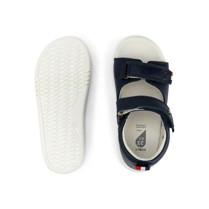 Bobux iwalk IW Rise Open Toed Leather Sandal Navy 639201