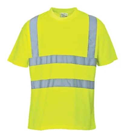 Budget Portwest Hi Vis Wicking Tee Shirt Sml - 5XL S478