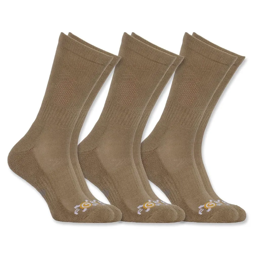 Carhartt&#x20;A330-3&#x20;Fast&#x20;Drying&#x20;Sock&#x20;3-pair&#x20;-&#x20;Khaki