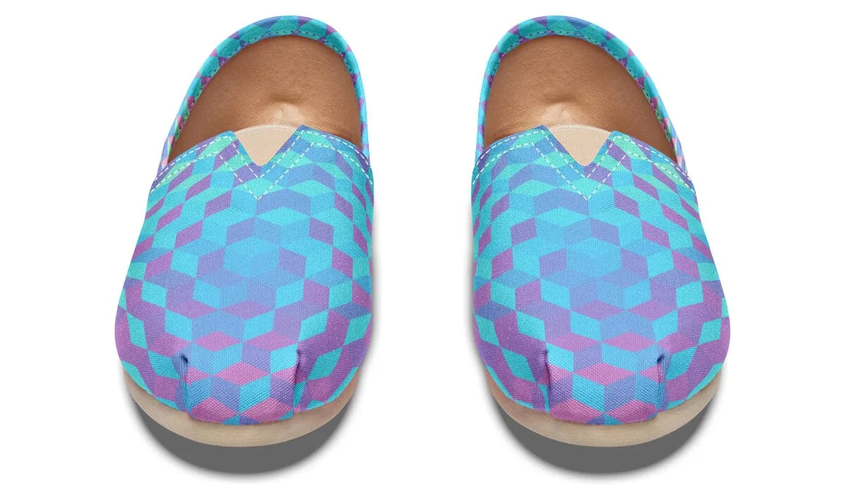 Colorful 3 D Casual Slip on Shoes