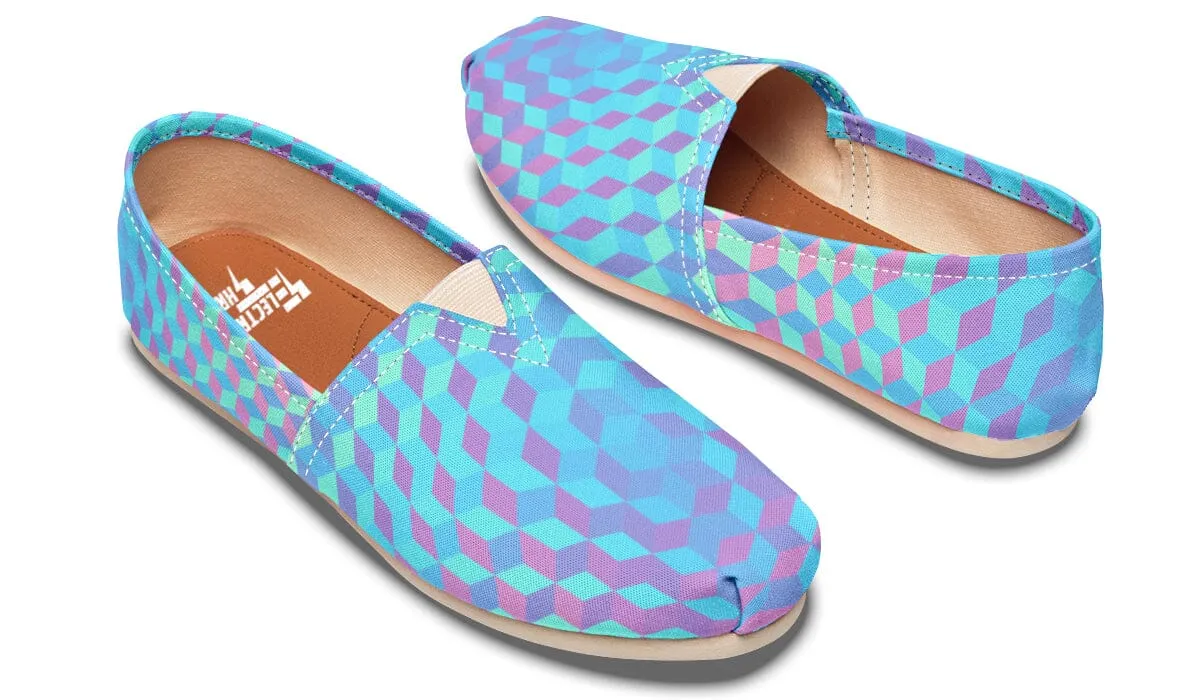 Colorful 3 D Casual Slip on Shoes