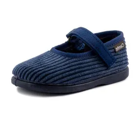 Corduroy Mary Jane - Navy