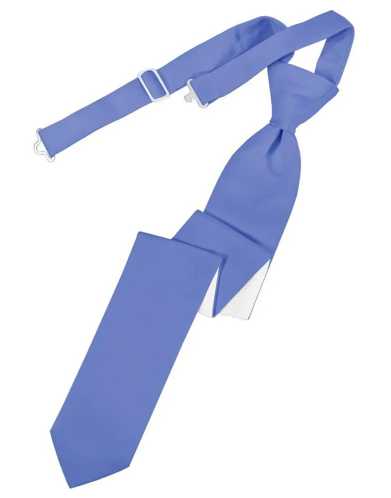 Cornflower Luxury Satin Skinny Necktie