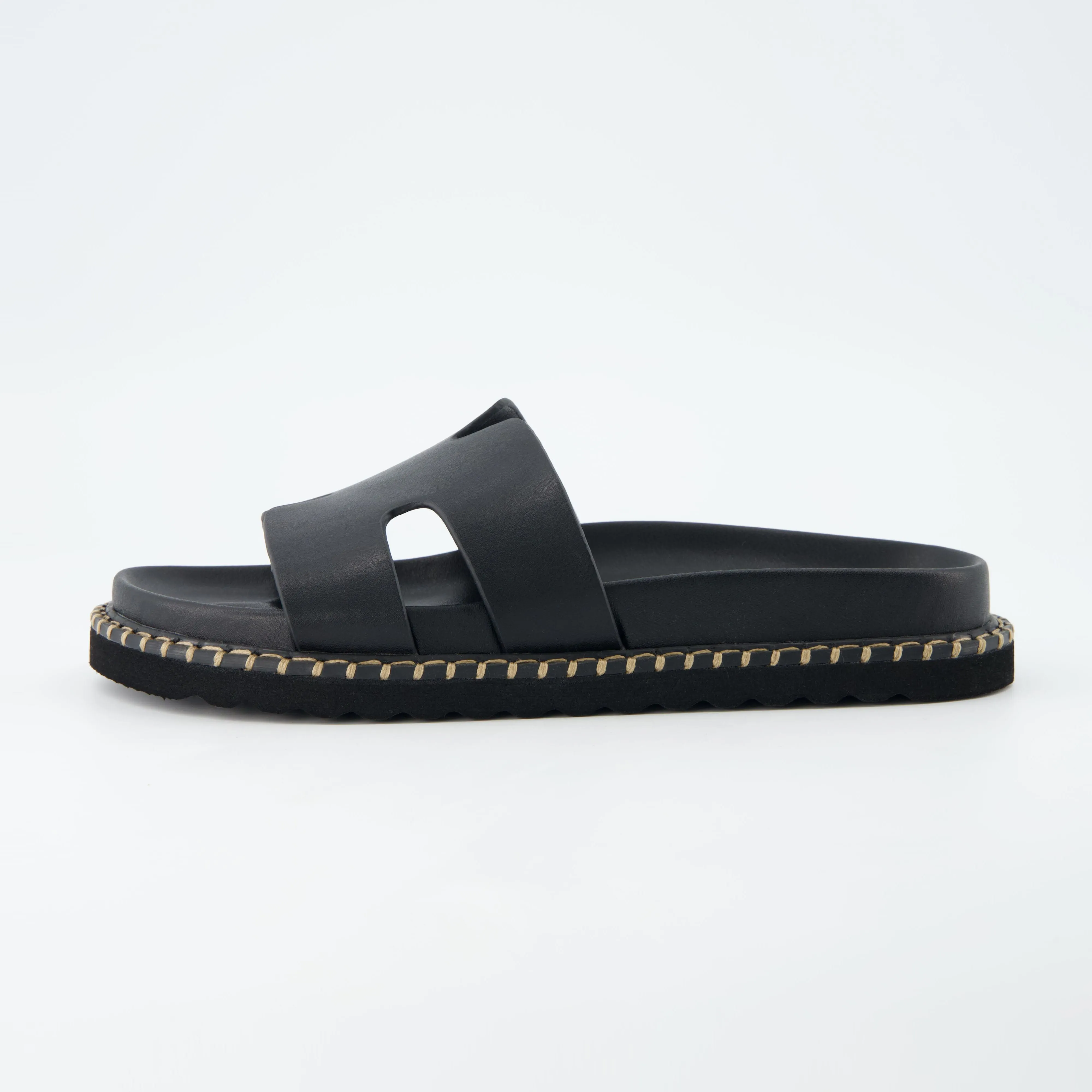 Crisp Footbed Slide Sandal