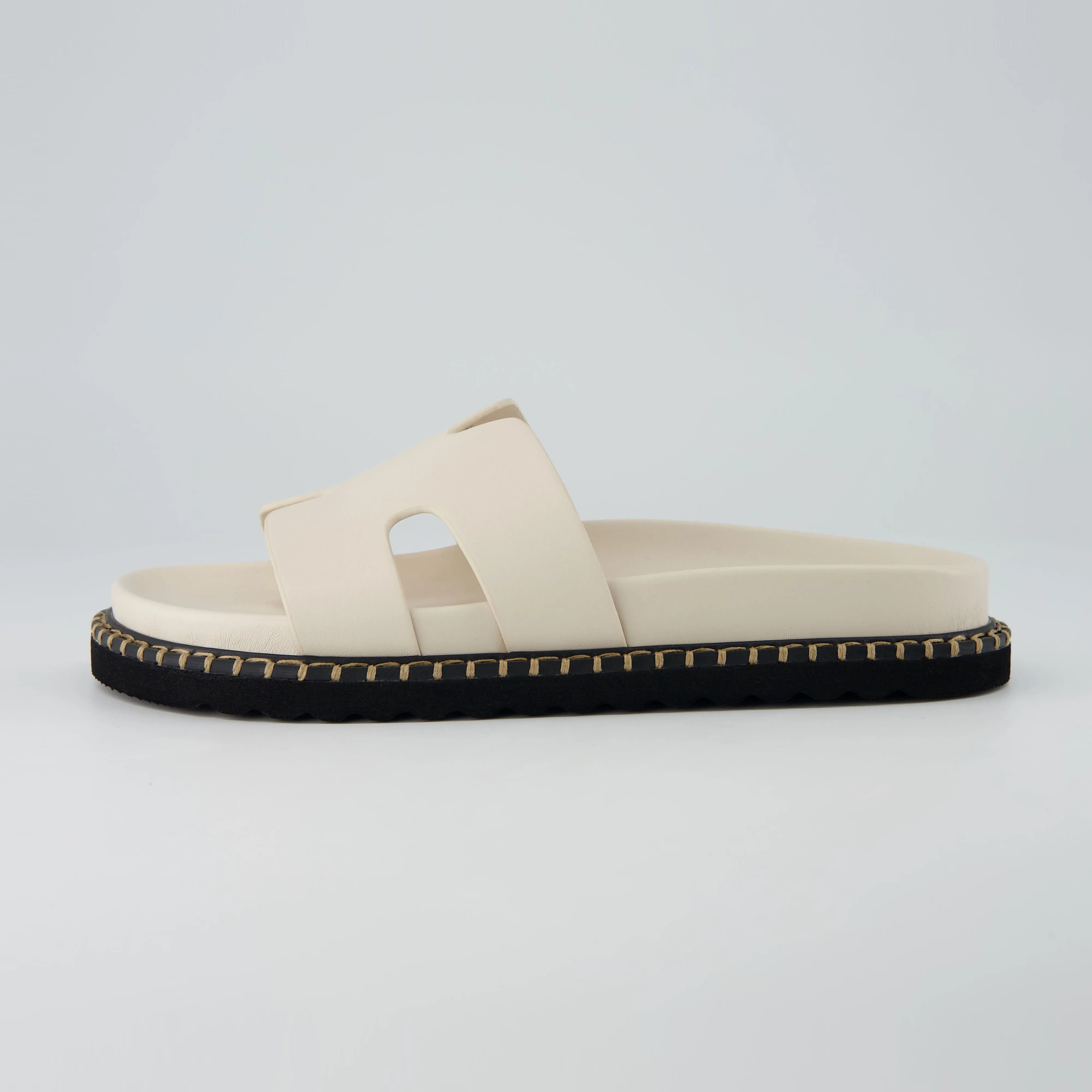 Crisp Footbed Slide Sandal