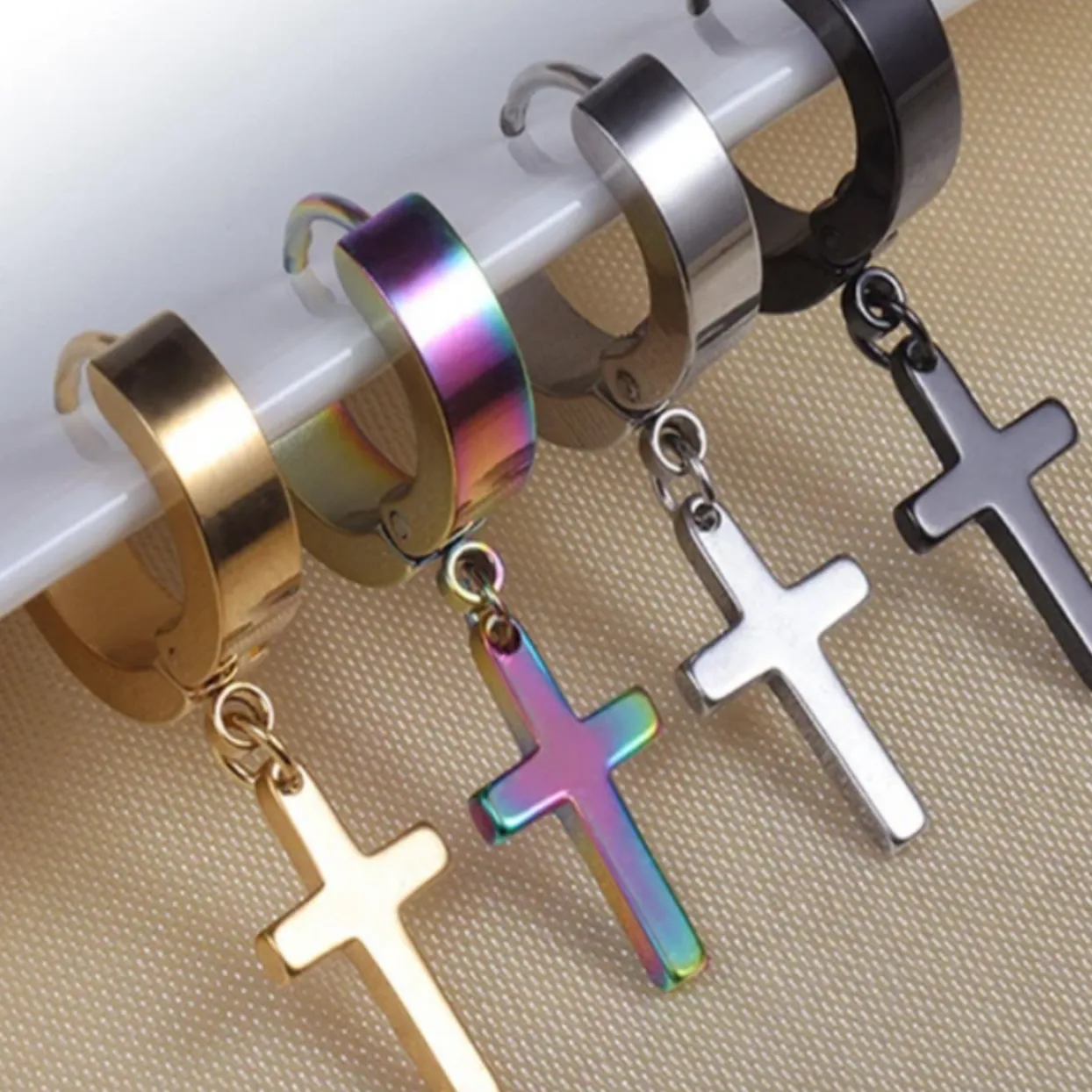 CROSS UNISEX WATERPROOF PAIR OF HUGGIES  BLACK / SILVER / GOLD / RAINBOW / ROSEGOLD