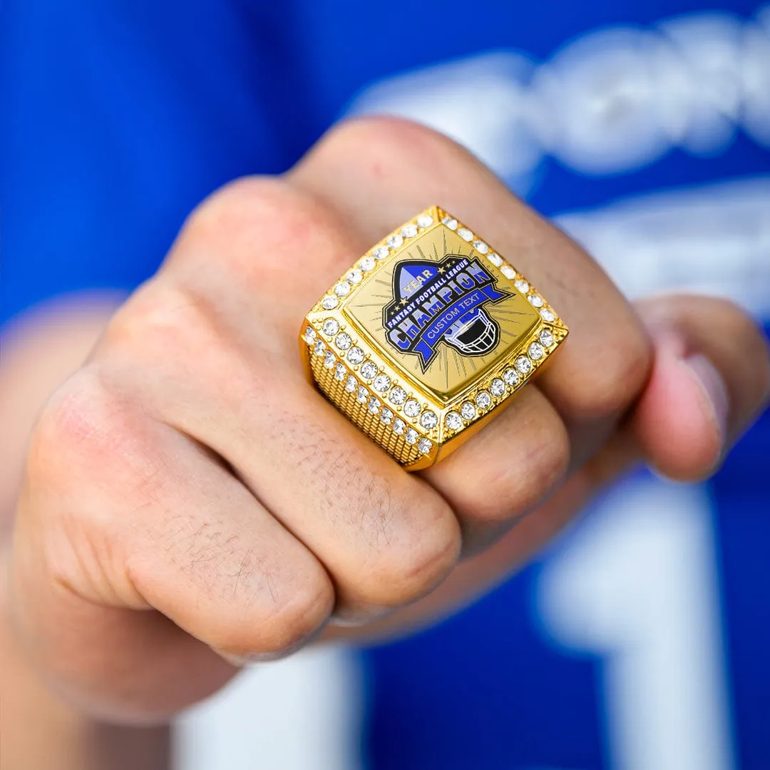 Custom Fantasy Football Championship Ring