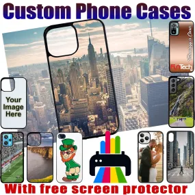 Custom Phone Cases - with free screen protector!