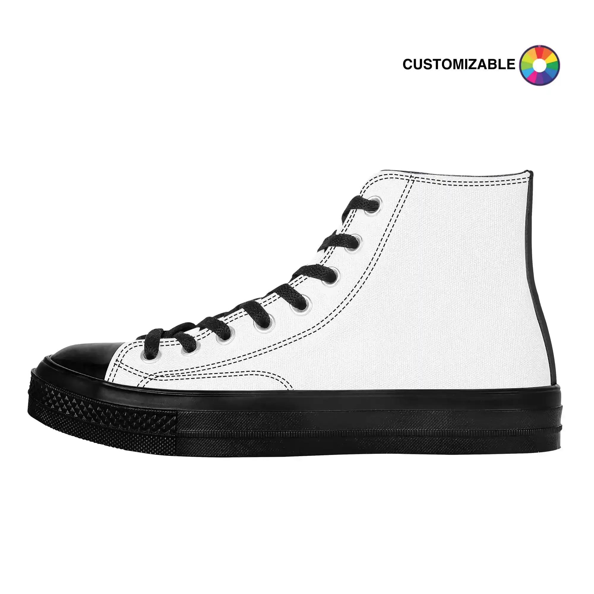 Customizable High Top - Black Sole