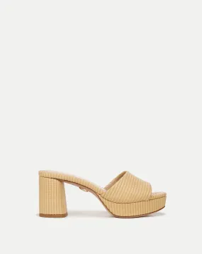 Dali Raffia Platform Sandal