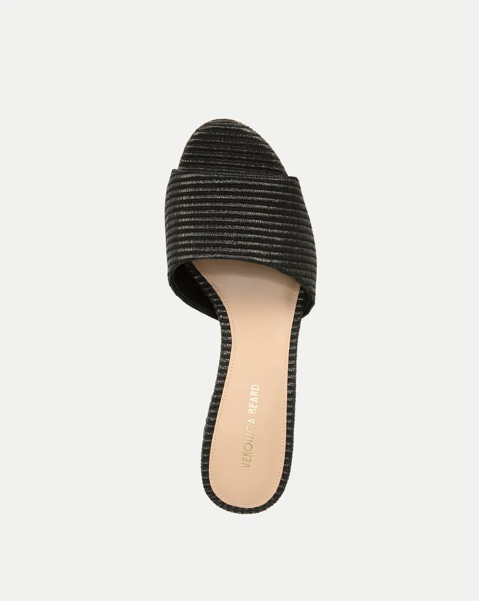 Dali Raffia Platform Sandal