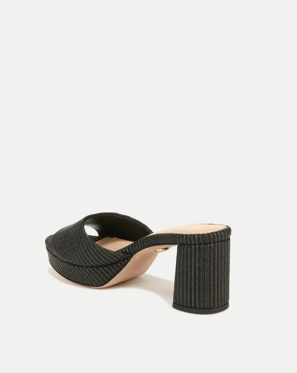 Dali Raffia Platform Sandal